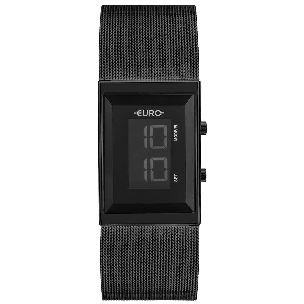Relógio Euro Feminino Fashion Fit Glam Preto - Eubjf313ac-4p