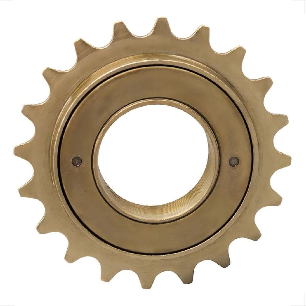 Catraca Roda Livre Coroa Esferada Dourada Bike Mtb 20 Dentes Bicicleta Monark Tropical Caloi Beach
