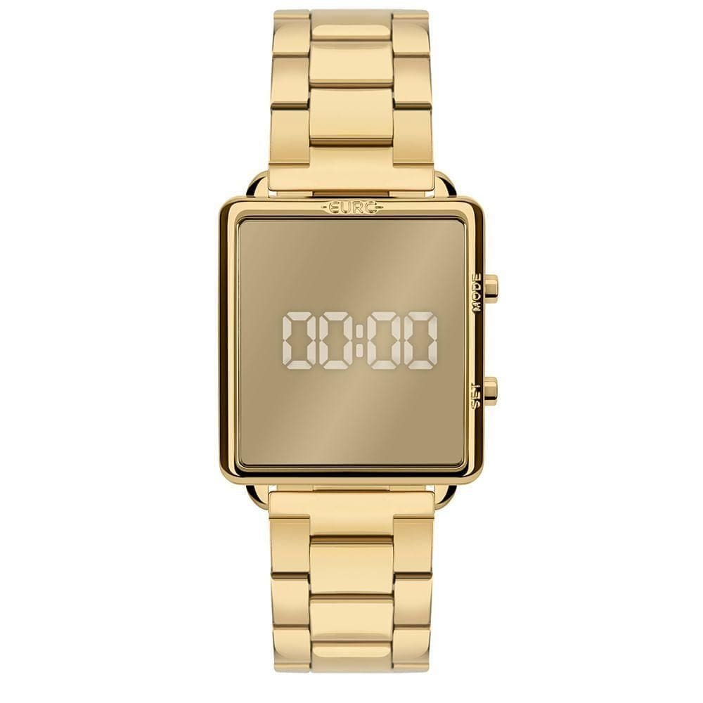 Relógio Euro Feminino Fashion Fit Reflexos Dourado - Eumd26aah-4d Eumd26aah-4d