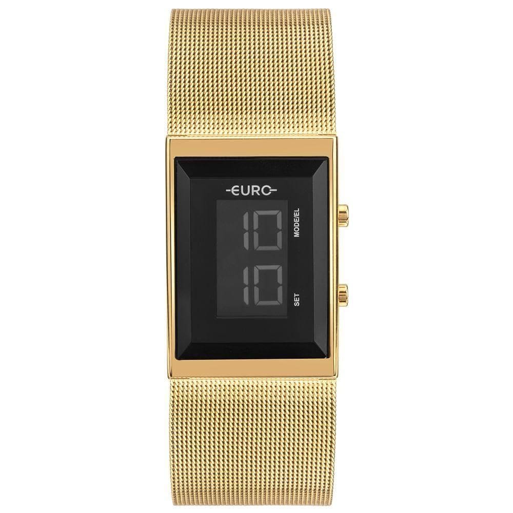 Relógio Euro Feminino Fashion Fit Glam Dourado - Eubjf313aa-4d