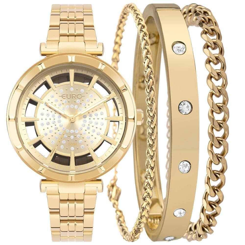 Kit Euro Feminino Soul Dourado - Eu2036yur-k4d