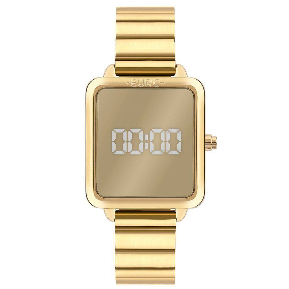 Relógio Euro Feminino Fashion Fit Reflexos Dourado - Euds8054ah-4d Euds8054ah-4d