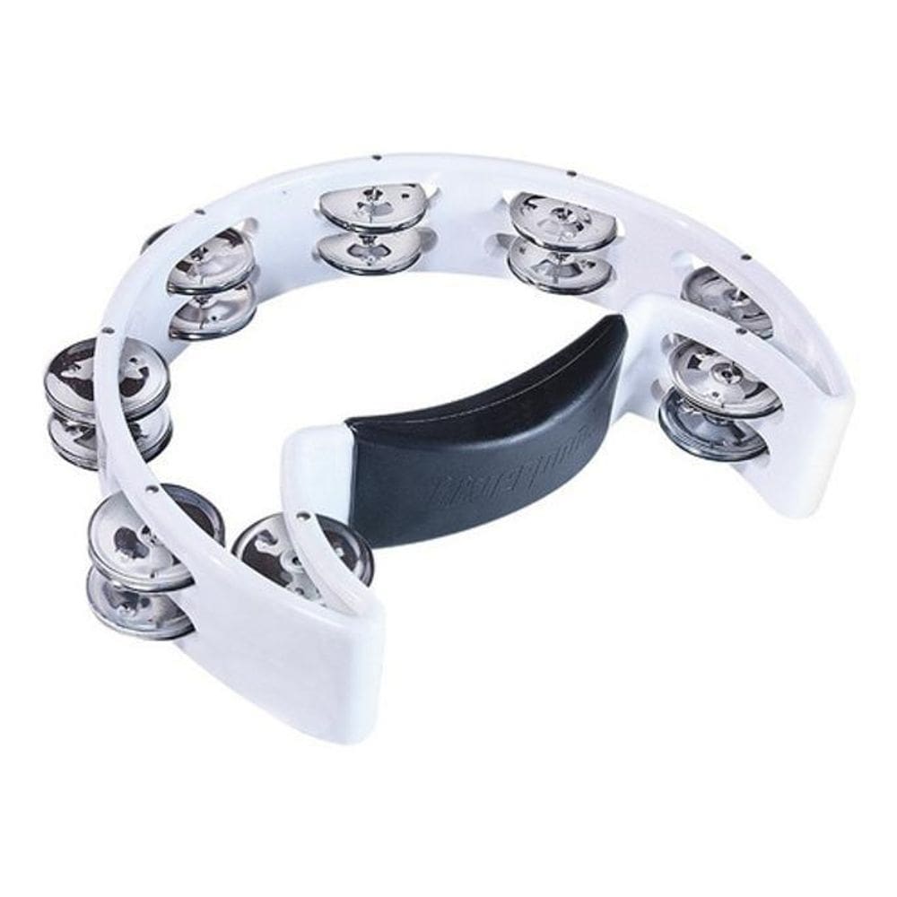 Pandeiro Meia Lua Profissional Pml 001B - Branco Liverpool