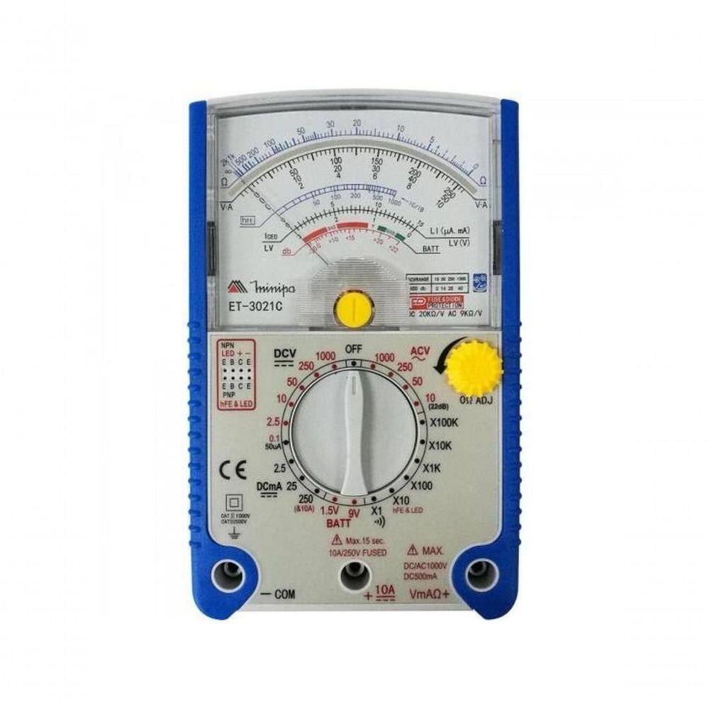 Multimetro Analogico Minipa Et-3021c Tensao Ac-dc Cat Iii