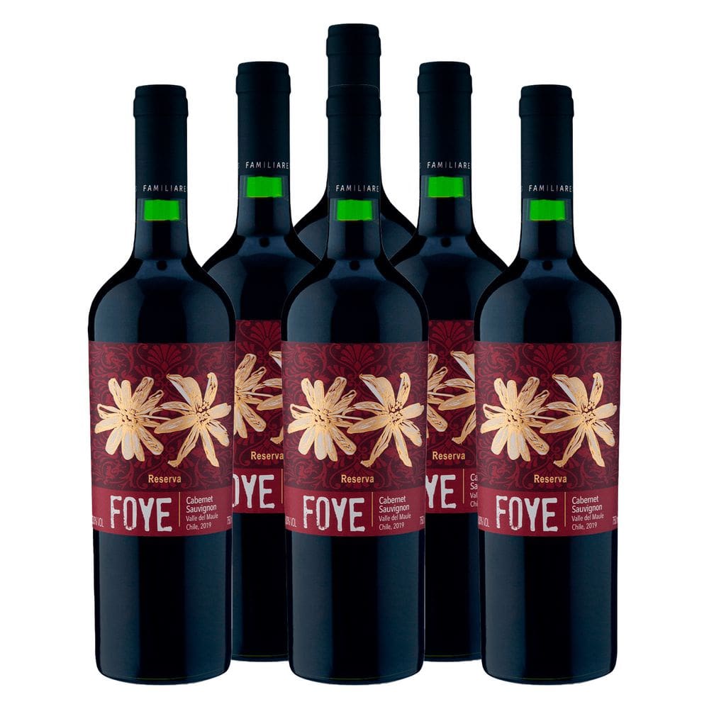 Vinho Foye Reserva Cabernet Sauvignon 750ml 6 Unidades