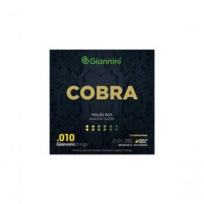 Encordoamento Para Violao 12 Cordas Aco Cobra Bronze - Geef12m