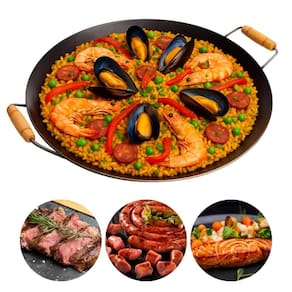 Tacho Disco de Arado 40 cm Bifeteira Aço Carbono Com Cabo de Madeira Metalmig