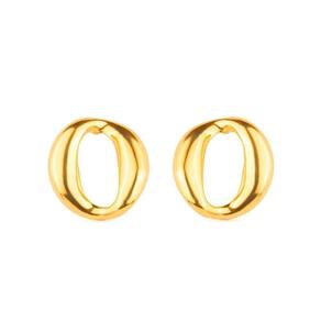 Brinco Dourado Elo Corrente