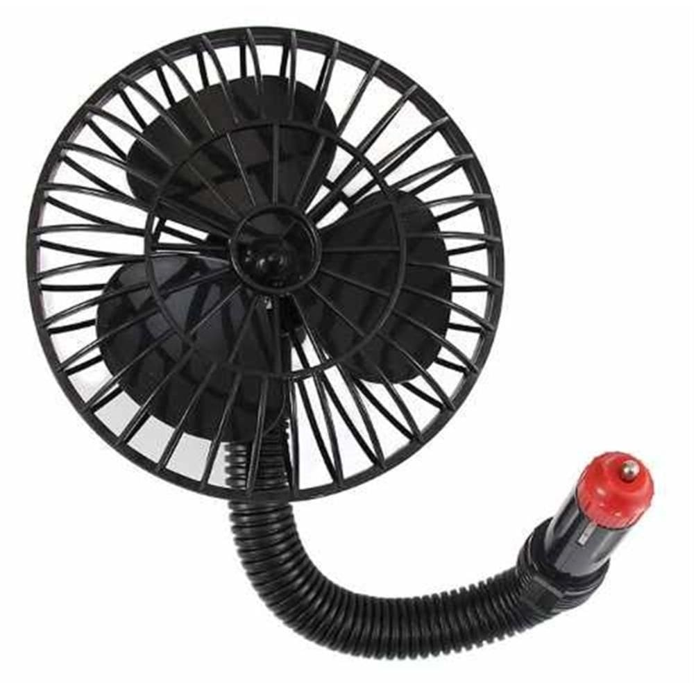 Mini Ventilador Veicular Automotivo Haste Flexivel 12V Carro