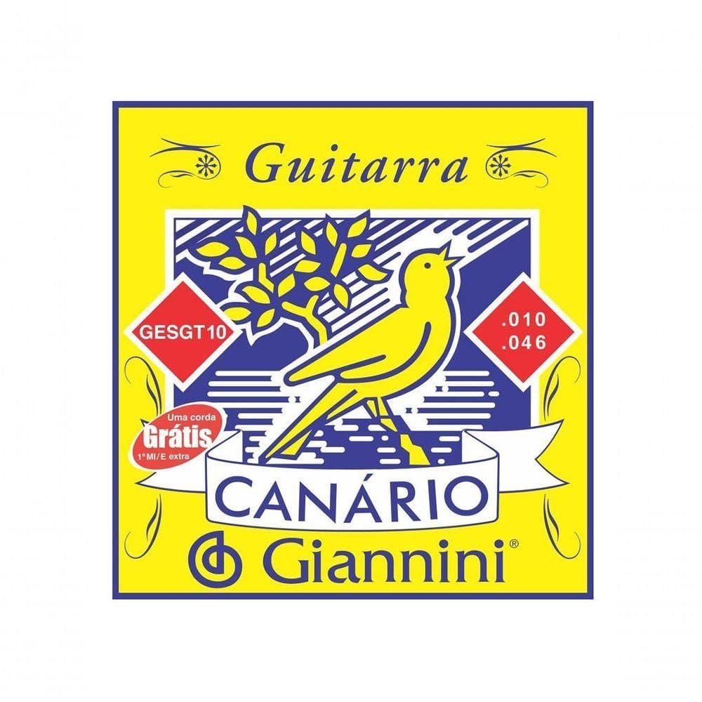 Corda Para Guitarra Giannini Gesgt 0.10-0.046 Leve