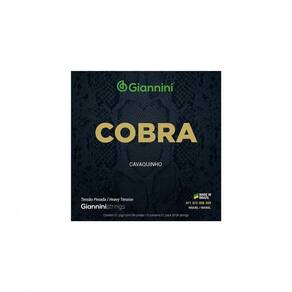 Encordoamento Para Cavaquinho Aço Tensão Pesada Série Cobra Gescp