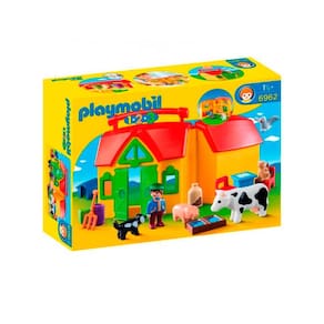Toy Playmobil My Take Along Farm para crianças pequenas