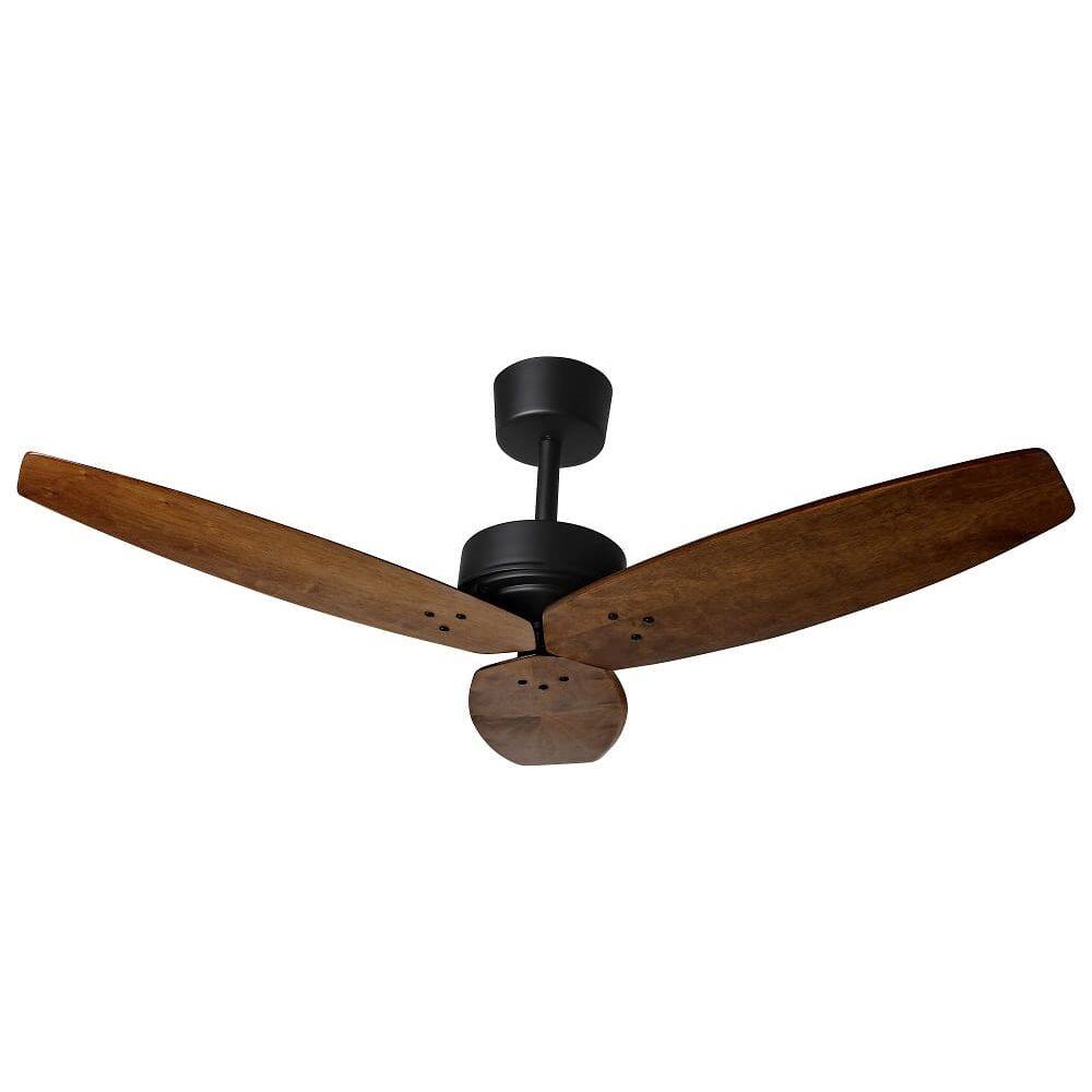 Ventilador de Teto Sevilha Imbuia Pás Preto Fosco 130W 127V Tron