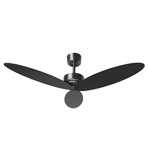 Ventilador de Teto Borgonha Escovado Pás Preto Fosco 130W 127V Tron