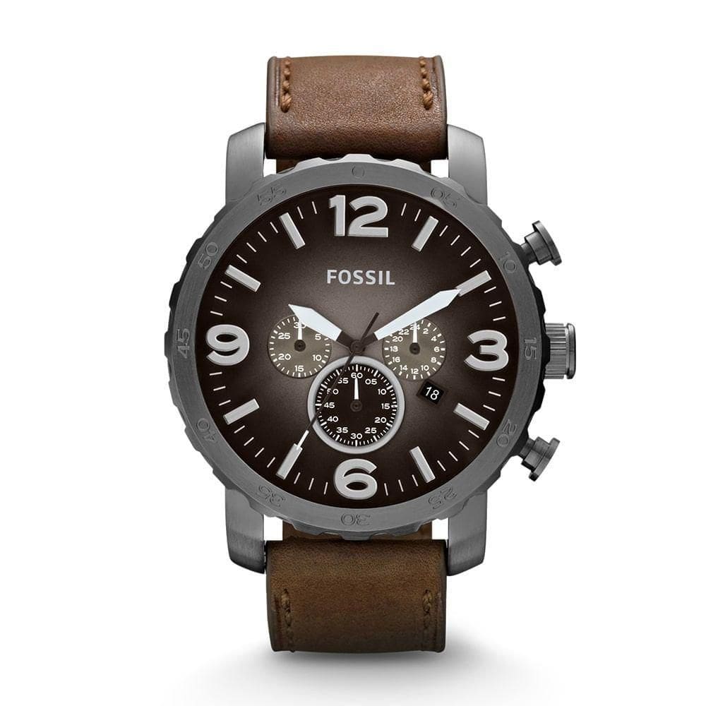 Relógio Fossil Masculino Nate Grafite - Jr1424-2pn Jr1424-2pn