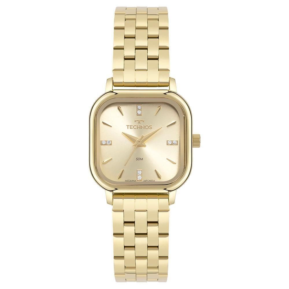 Relógio Technos Feminino Mini Dourado - Gl32bb-1d Gl32bb-1d