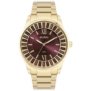 Relógio Euro Feminino Stones Dourado - Eu2035ytr-4r Eu2035ytr-4r