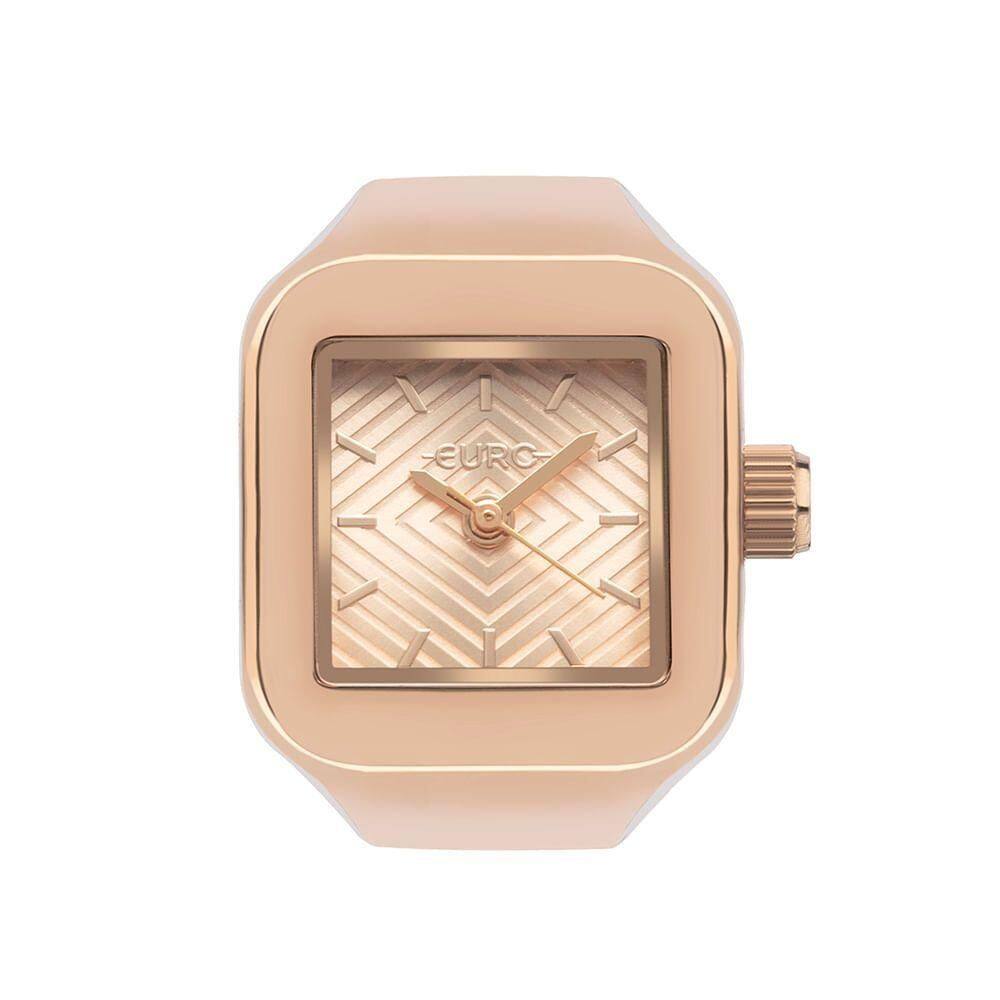 Relógio Anel Euro Feminino Unique Rosé - Eu2035ywy-4ji Eu2035ywy-4ji