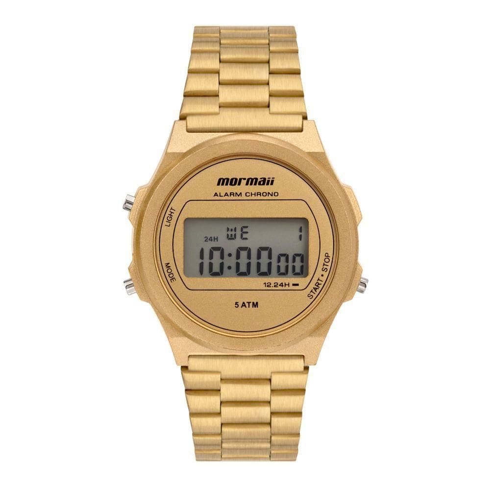 Relógio Mormaii Feminino Vintage Dourado - Mo13034-7d