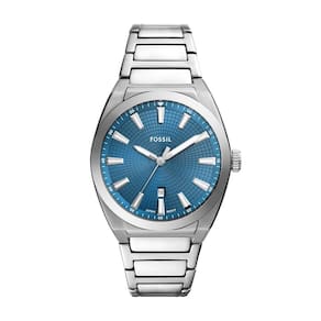 Relógio Fossil Masculino Everett Prata - Fs6054-1kn Fs6054-1kn