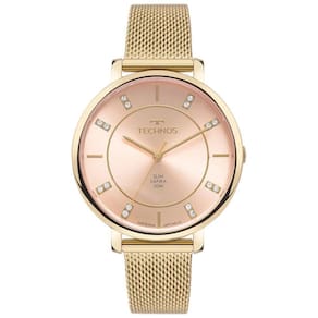 Relógio Technos Feminino Slim Dourado - Gl32ar-1t Gl32ar-1t