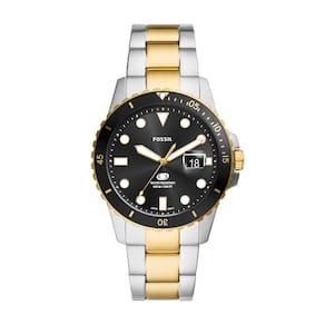 Relógio Fossil Masculino Blue Prata - Fs6031-1kn Fs6031-1kn