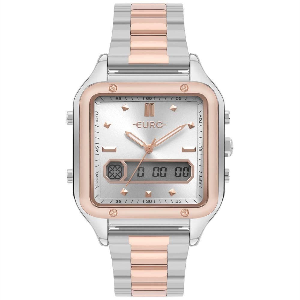 Relógio Euro Feminino Fashion Fit Sporty Bicolor - Eubj3890aau-4j Eubj3890aau-4j