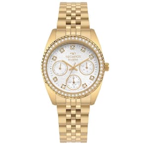 Relógio Technos Feminino Riviera Dourado - 6p79ca-1k 6p79ca-1k