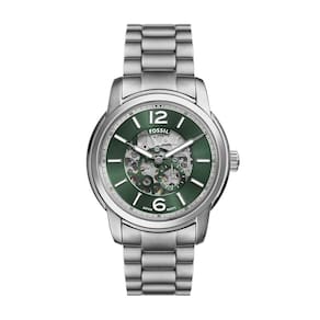 Relógio Fossil Masculino Heritage Prata - Me3262-1kn Me3262-1kn