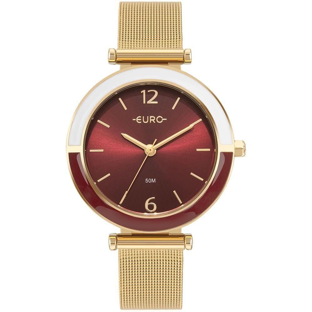 Relógio Euro Feminino Glitz Dourado - Eu2035yxq-4v