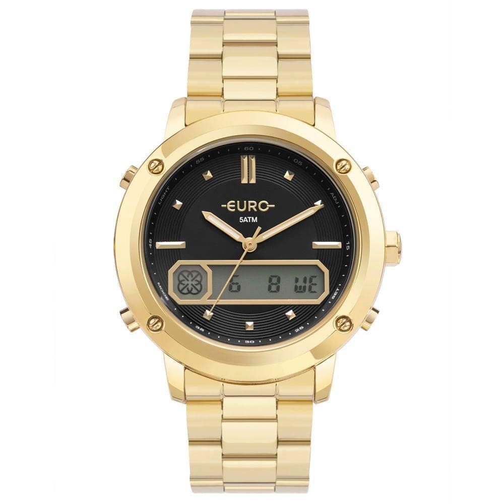 Relógio Euro Feminino Fashion Fit Sporty Dourado - Eubj3890ae-4p Eubj3890ae-4p