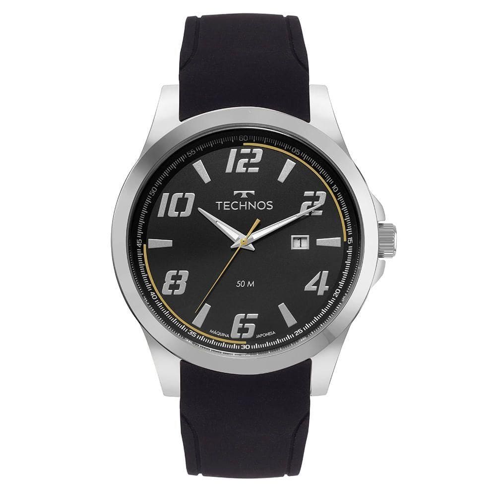 Relógio Technos Masculino Racer Prata - 2115uaf-2p Relógio Technos Masculino Racer Basico Prata - 2115uaf-2p