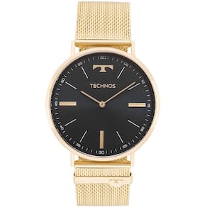 Relógio Technos Unissex Slim Dourado - 2025ltjs-4p 2025ltjs-4p