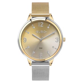 Relógio Euro Feminino Glitz Bicolor - Eu2035yvq-4k Eu2035yvq-4k