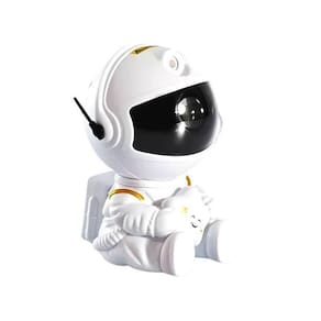 Astronauta Projetor Aurora Boreal Nebulosa Galáxia Luminária