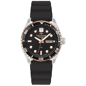 Relógio Technos Masculino Automático Bicolor - 8205pb-2p Relógio Technos Masculino Acqua Bicolor - 8205pb-2p