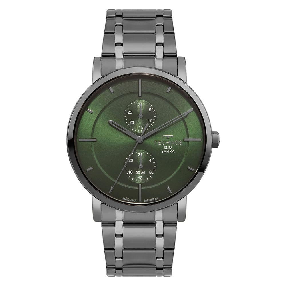 Relógio Technos Masculino Slim Grafite - 6p23ar-1v