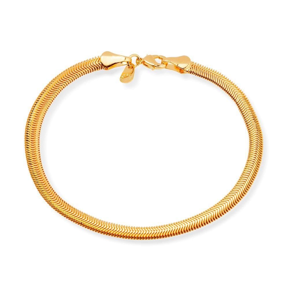 Pulseira Dourada Rabo De Rato