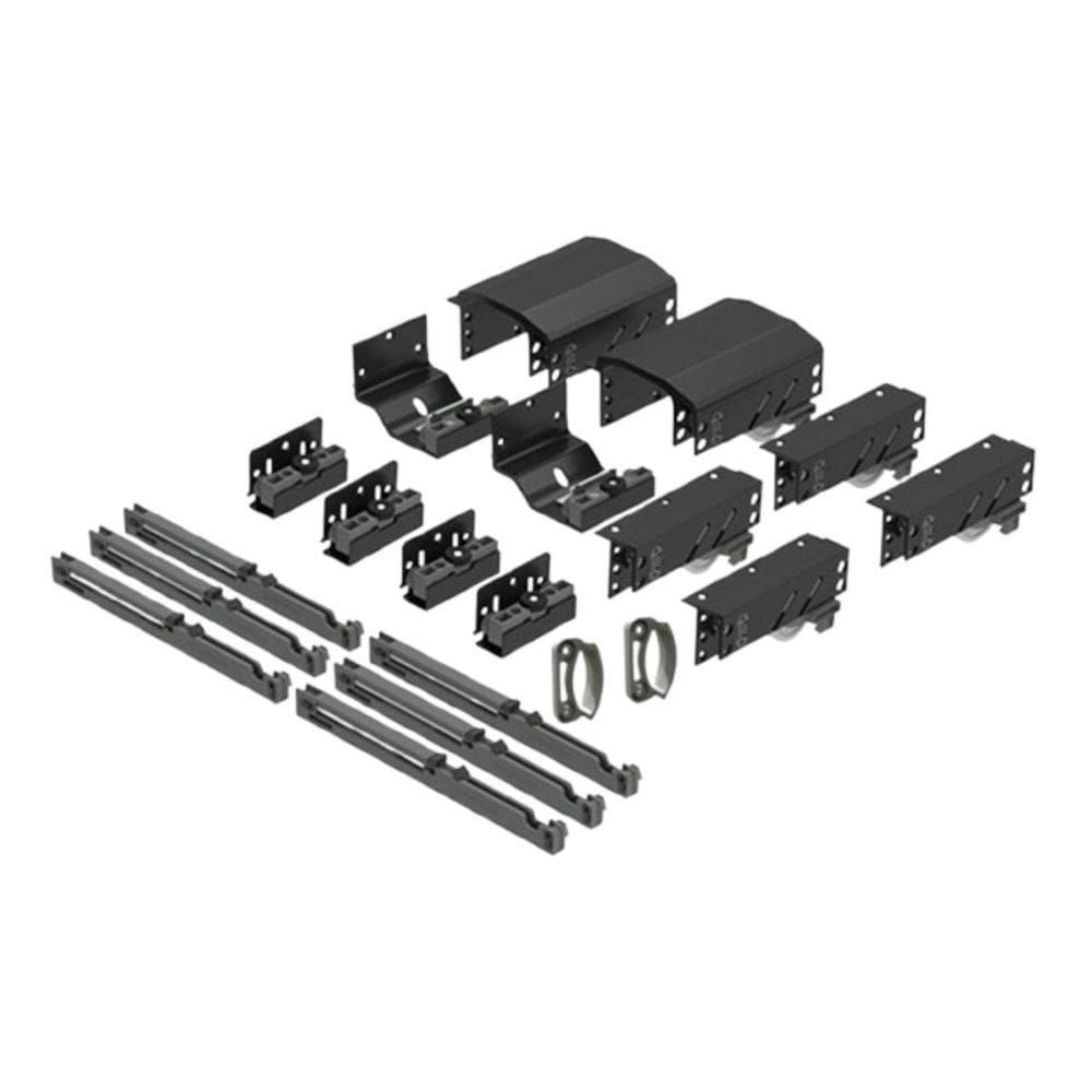 Kit Rodízio Sistema Dominus Para 3 Portas Rometal