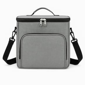 Bolsa Térmica Marmita Com Alça - Cinza