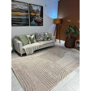 Tapete Eco Nature Roat Bege/Marrom 87 2,50X3,00
