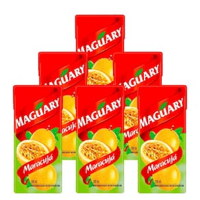 Suco Maguary de Maracujá Caixa 200ml 6 Unidades
