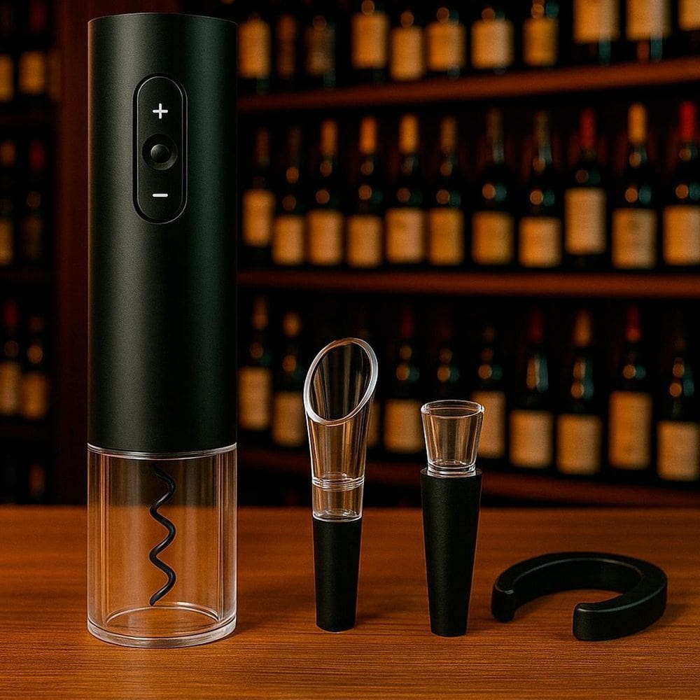 Abridor De Vinho Elétrico Automático Para Garrafas