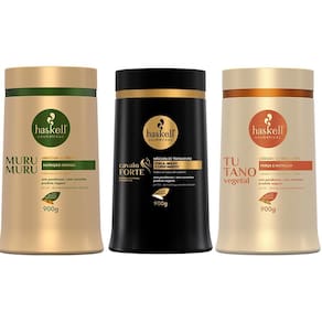 Kit Máscaras Cavalo Forte Tutano Murumuru 900Gr Haskell