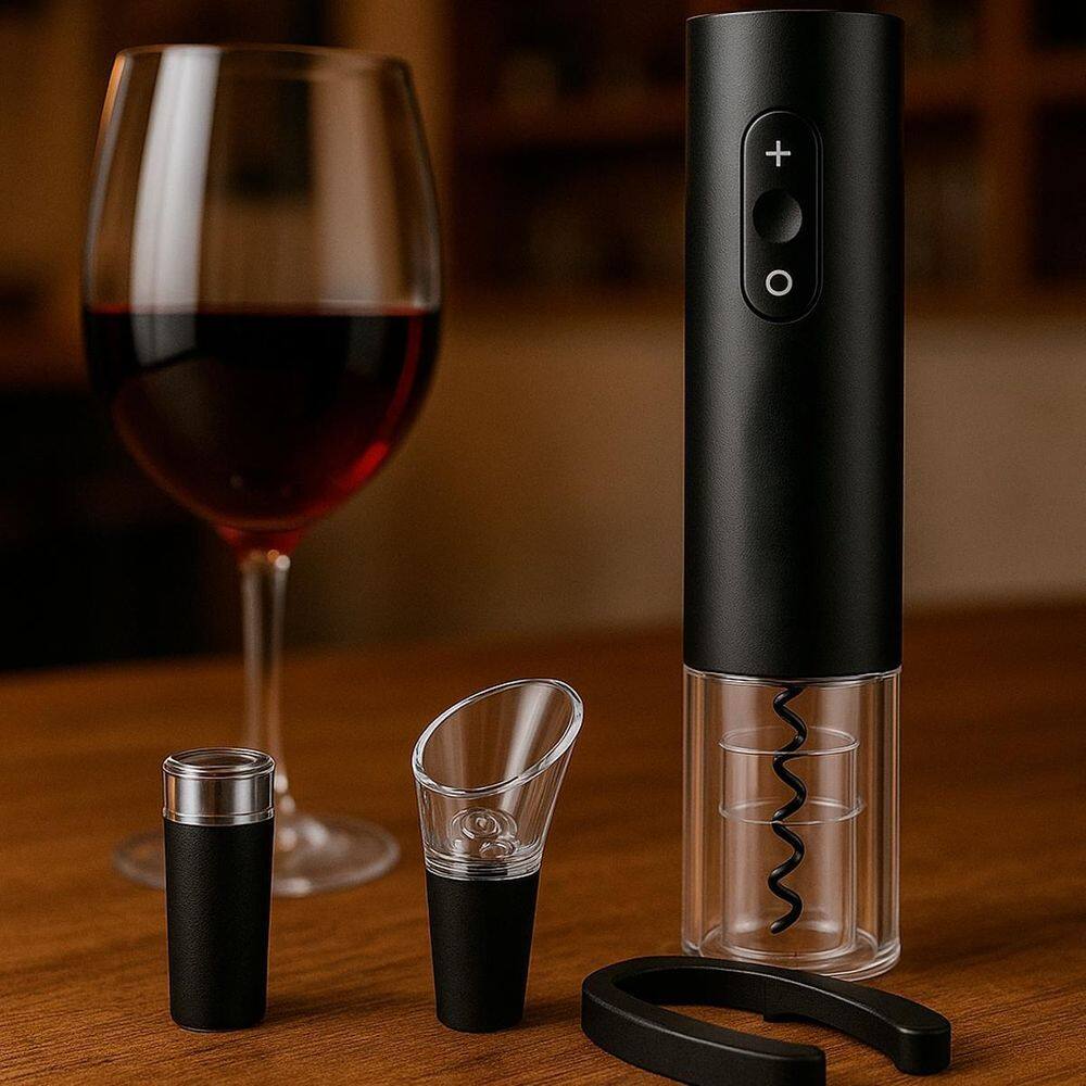 Abridor De Vinho Kit Luxo Portátil Ideal Para Viagens