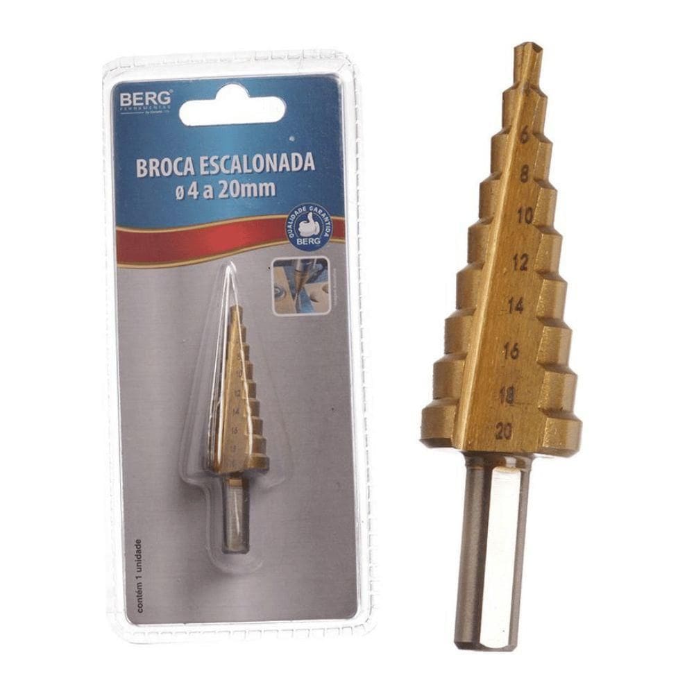 Broca Escalonada Western 4 A 20mm Berg