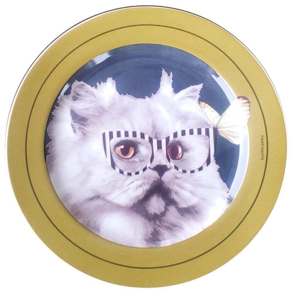 Prato De Porcelana Gata Lala - 25,5 Cm