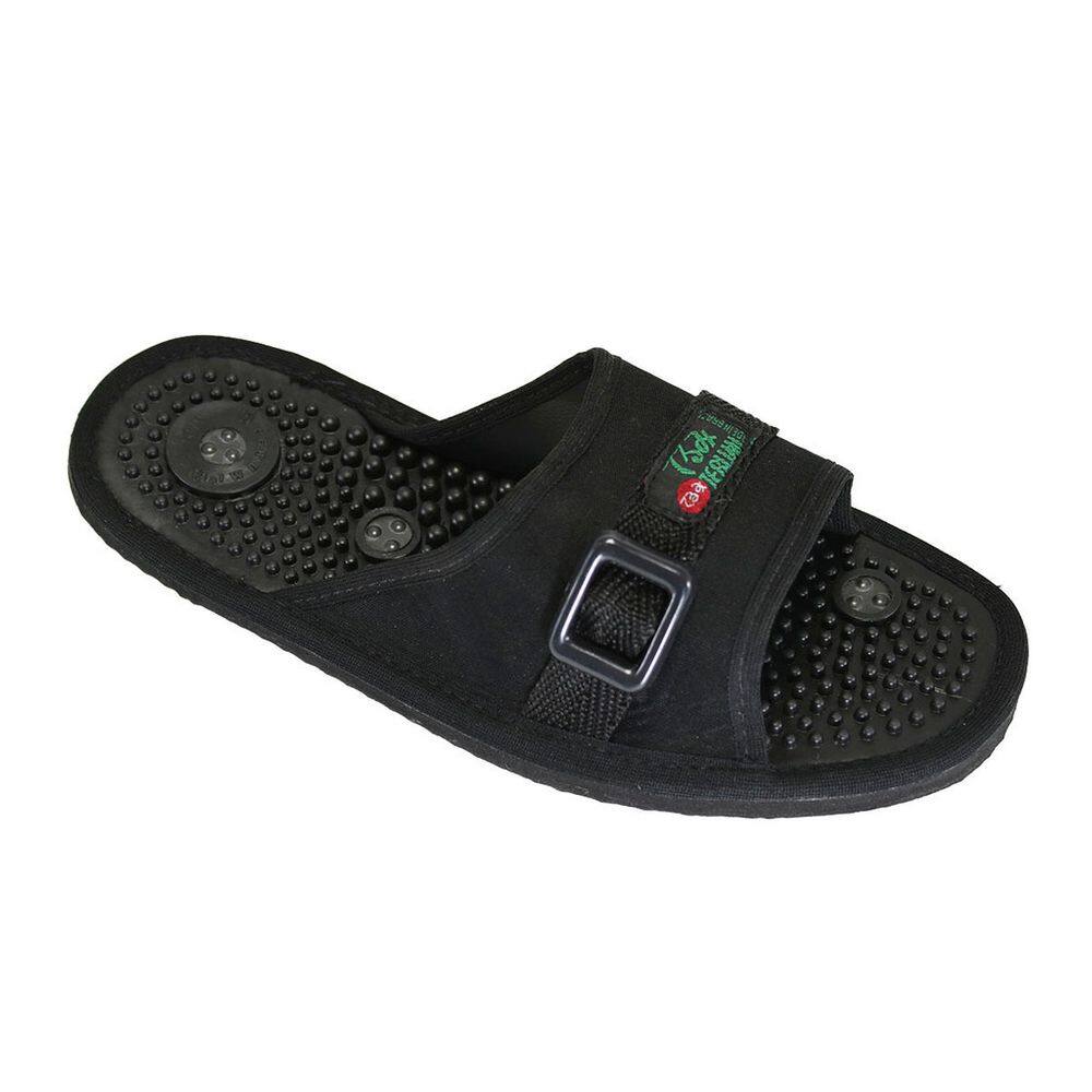 Sandália Massageadora Magnética Super Home Preto 41/42 Par - Terumi
