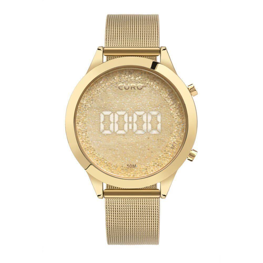 Relógio Euro Feminino Fashion Fit Glam Dourado - Eumd03hsaa-4d Eumd03hsaa-4d