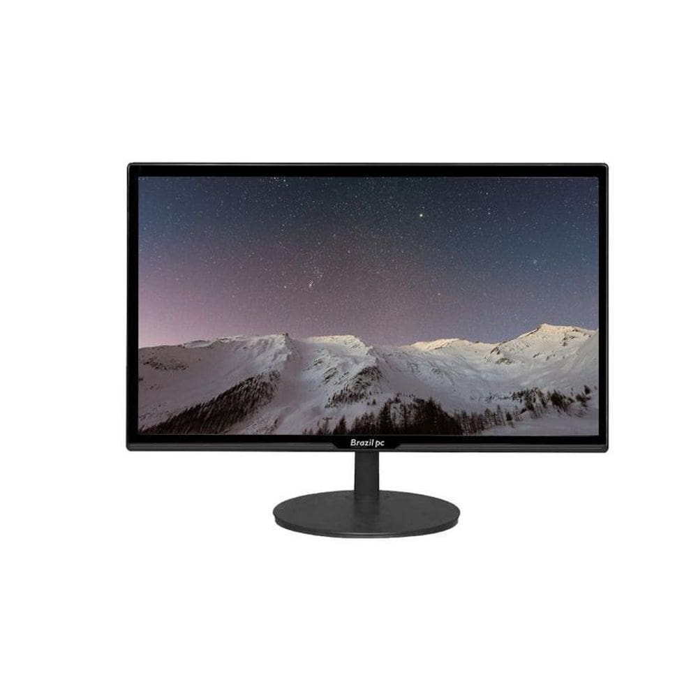 Monitor Pc 21.5 Polegadas Led Widescreen Brazil Pc Preto